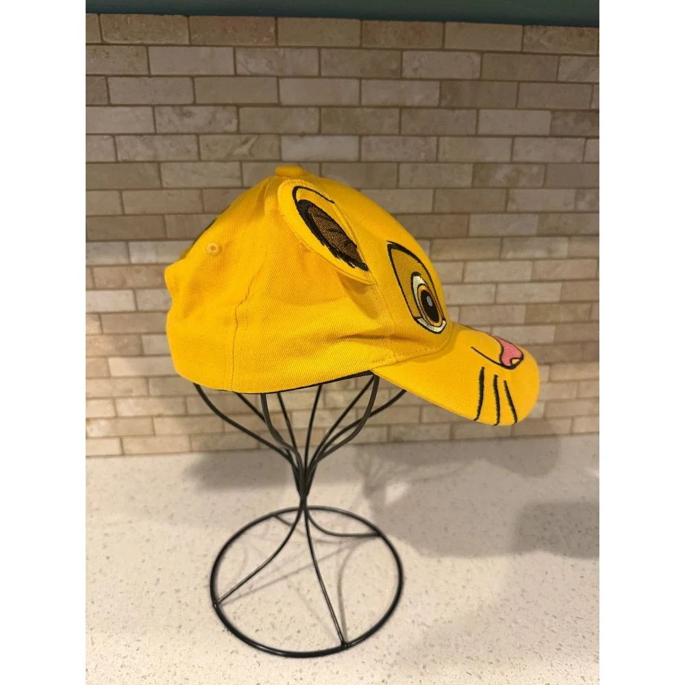 Disney The Lion King Simba Snapback Hat Yellow With 3D Ears Paw Print